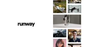 Runway ML logo - generación de video con IA