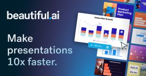 Beautiful.ai logo - presentaciones inteligentes con IA