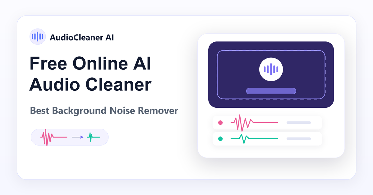 AI Audio Cleaner