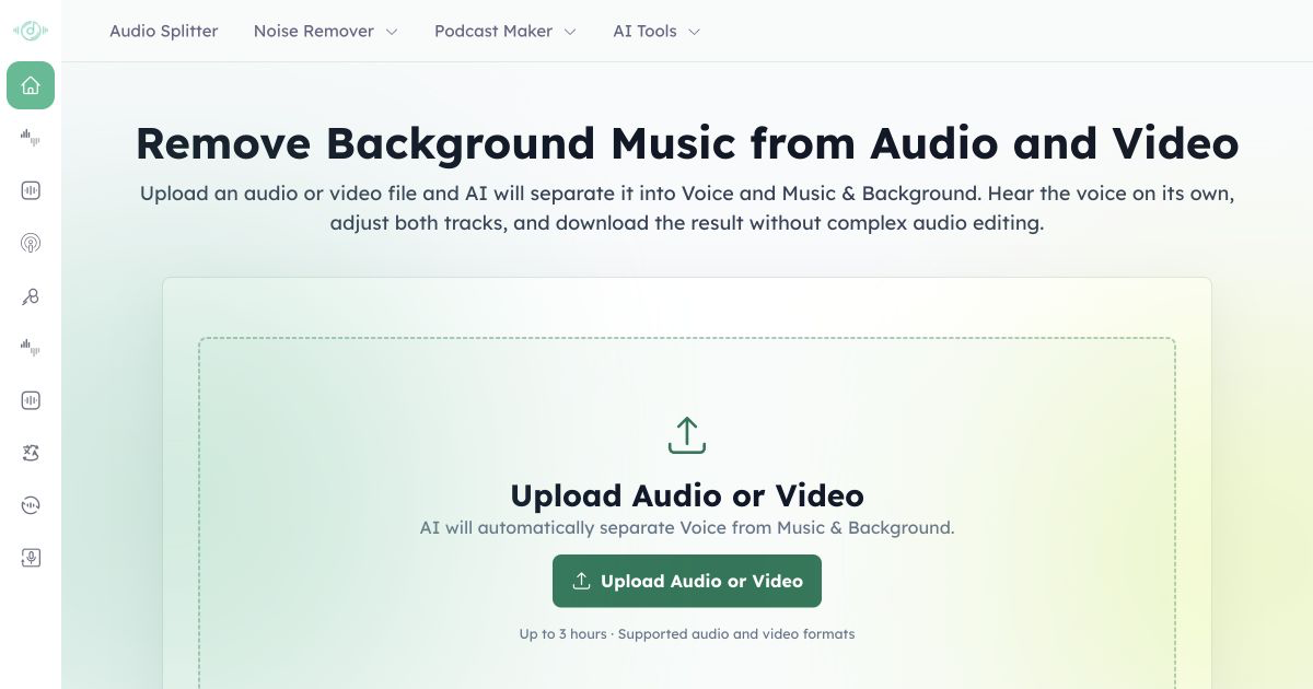 Music Remover AI