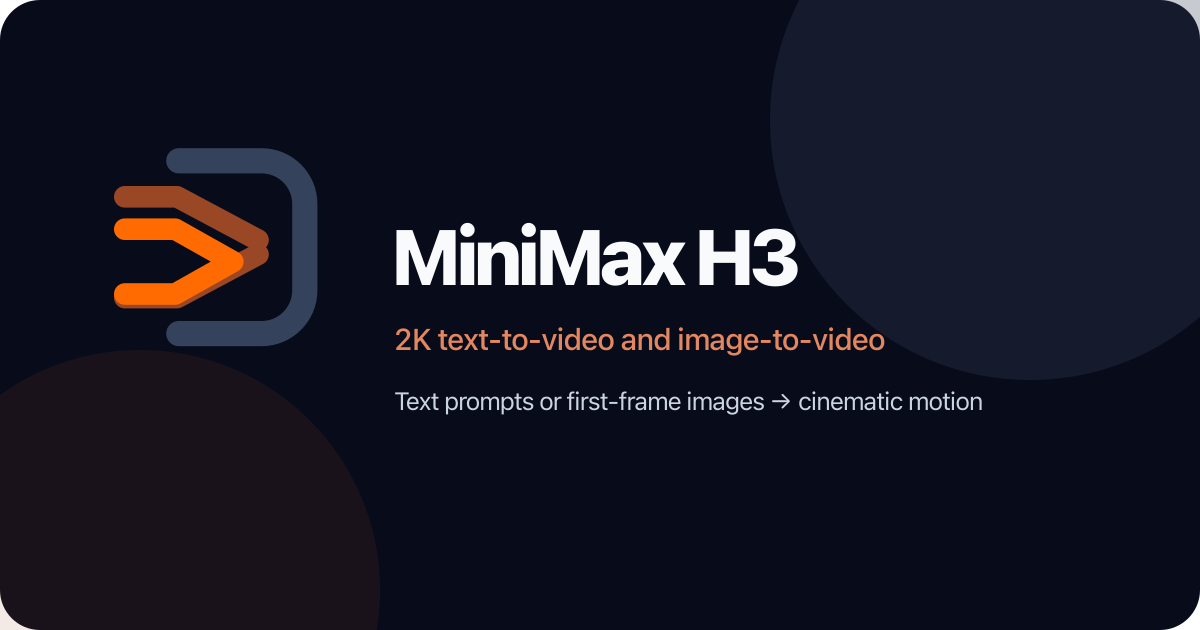 MiniMax H3